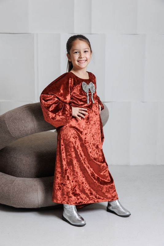 Velvet glow kaftan