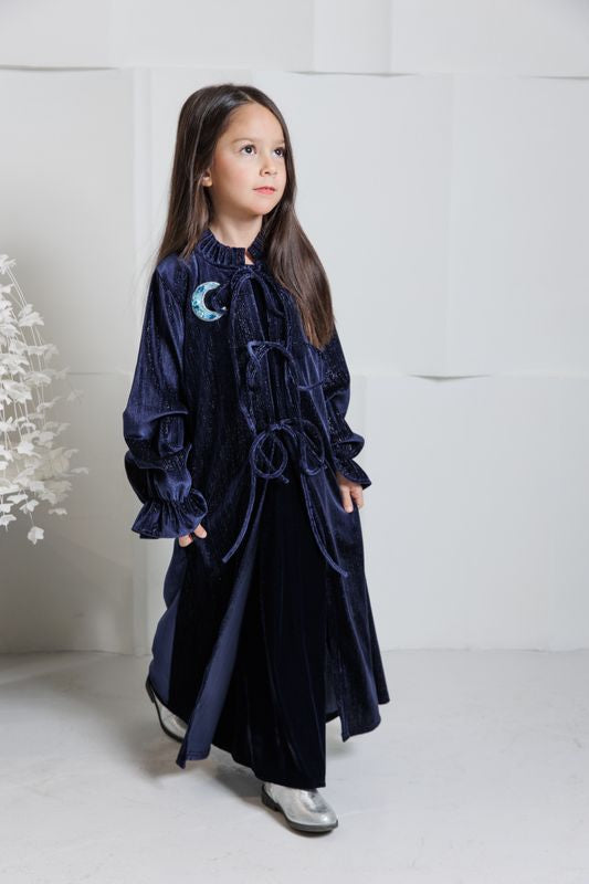 Navy velvet kaftan🌙