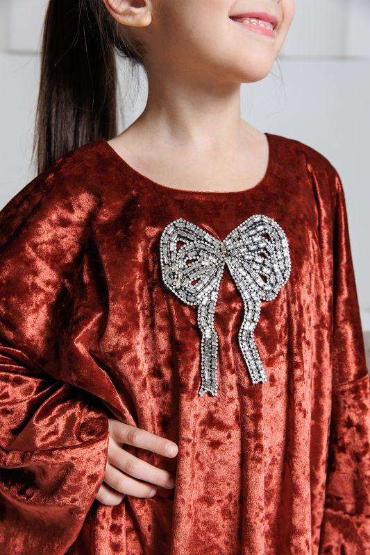 Velvet glow kaftan